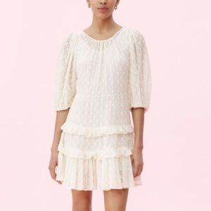 Rebecca Taylor Michelle Embroidered Dress Size 8